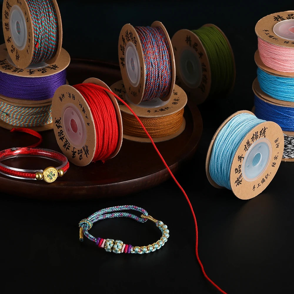 1 Roll Braided Cotton Cord Rope