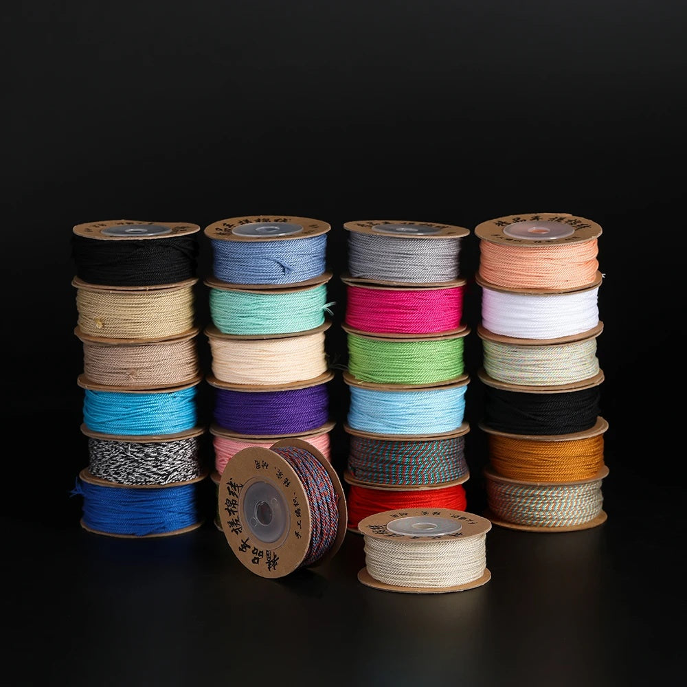 1 Roll Braided Cotton Cord Rope