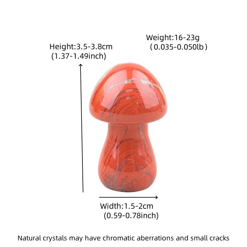 Crystal Mini Mushroom Decor