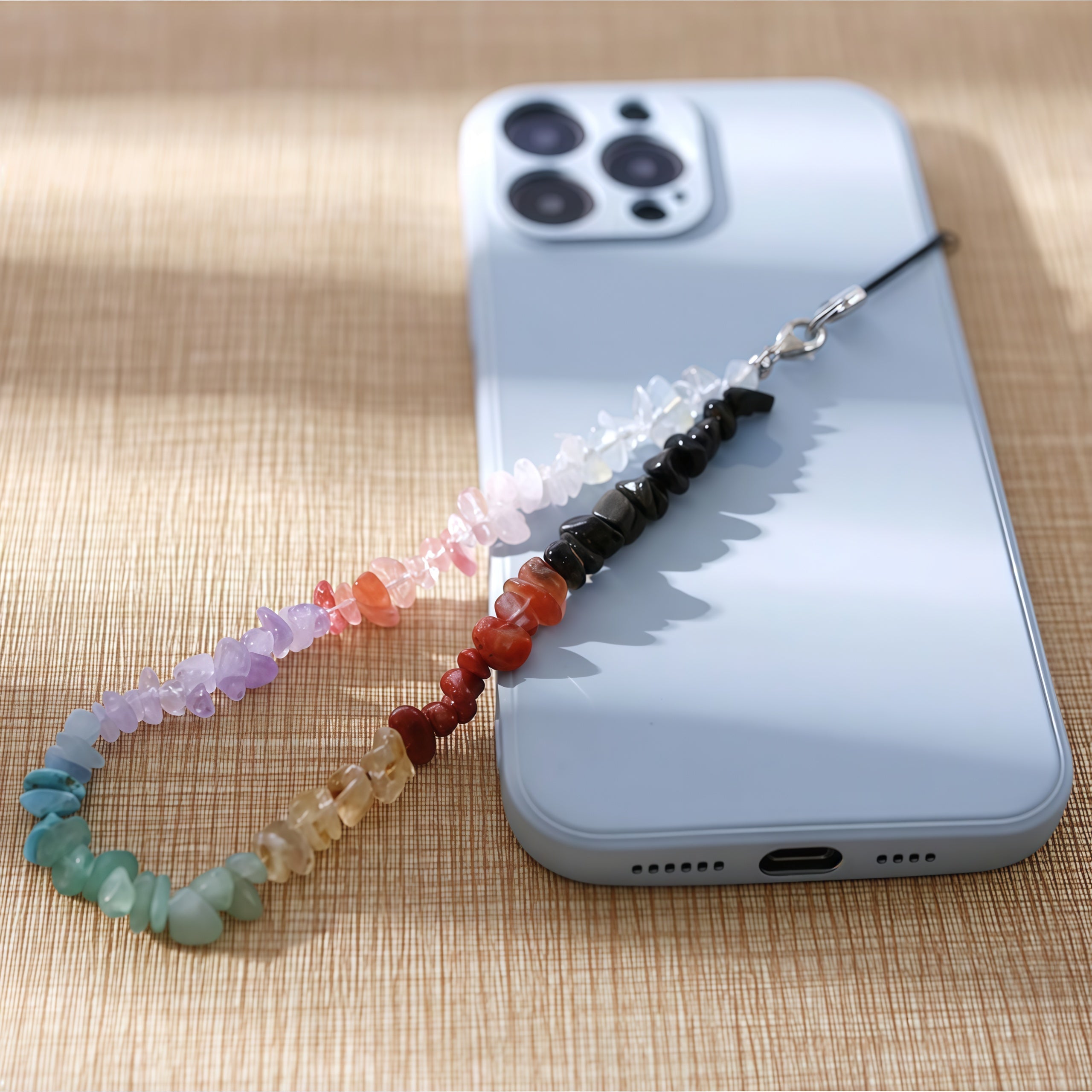 Creative Gravel Stone Phone Chain