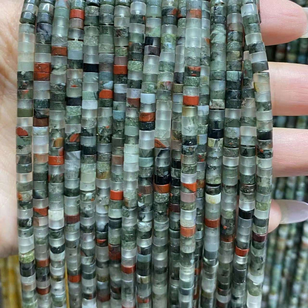 Heishi Rondelle Beads 2x4mm Quartz/Jasper/Agate/Crystal
