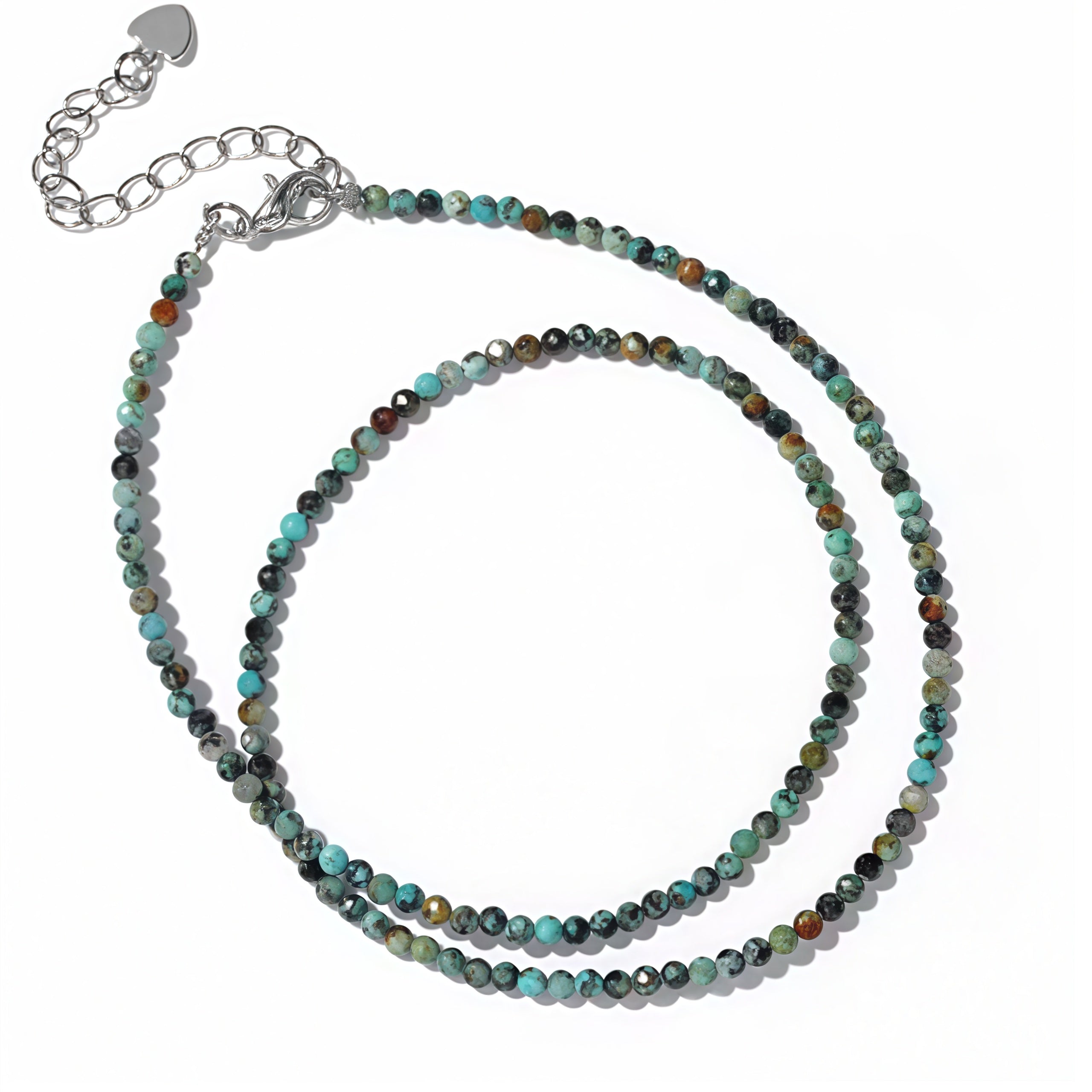 2mm Shining Beads Stone Necklace Choker Jewelry