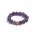 3mm Multi Round Bead Ring Elastic Rings Stackable
