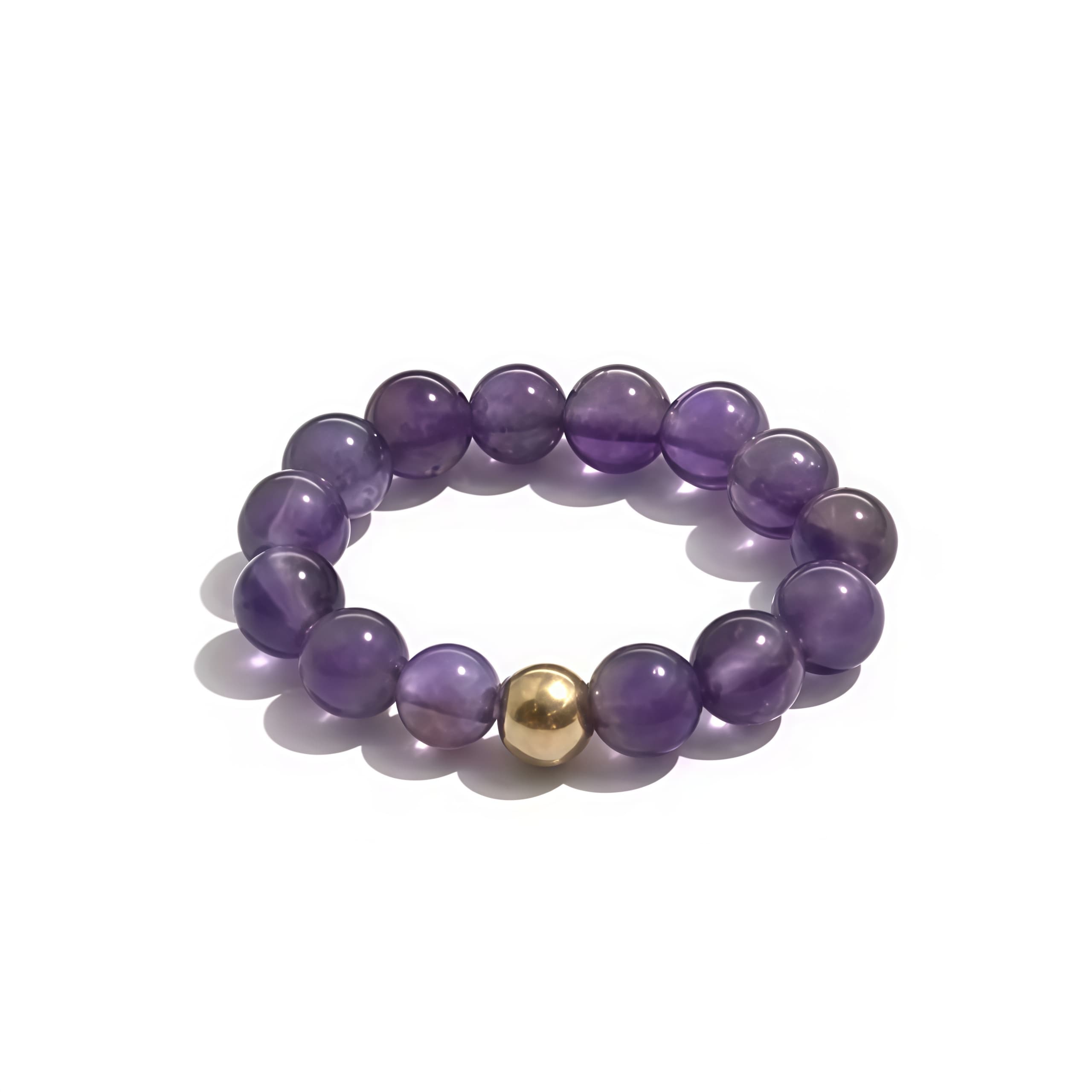 3mm Multi Round Bead Ring Elastic Rings Stackable