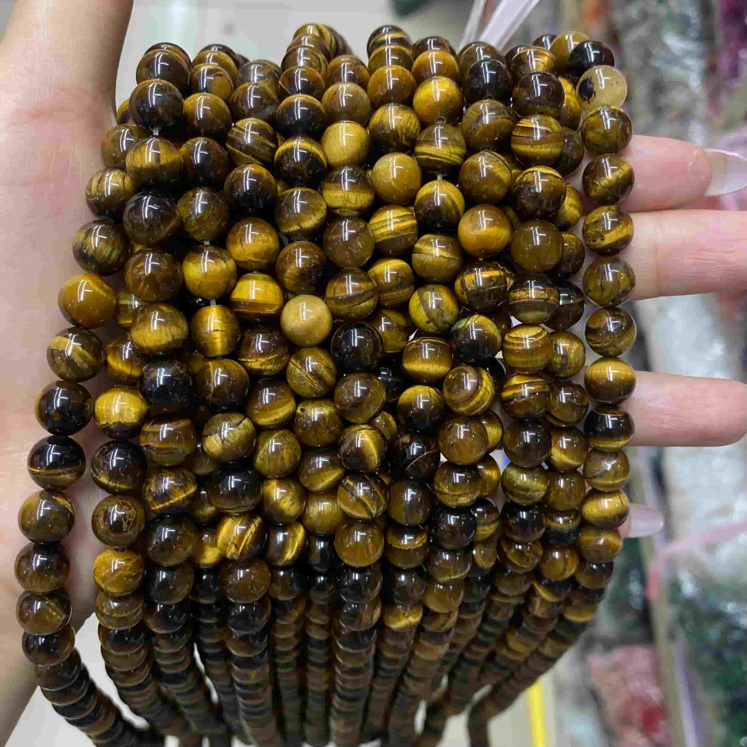 Colorful Tiger Eye Beads 4mm/6mm/8mm/10mm