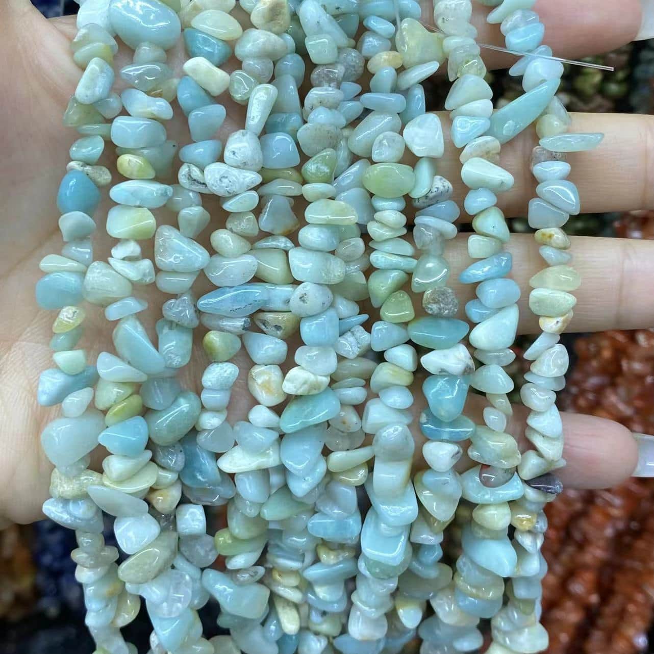 Freeform Chip Beads 3-8mm Gemstone/Quartz/Jasper/Agate