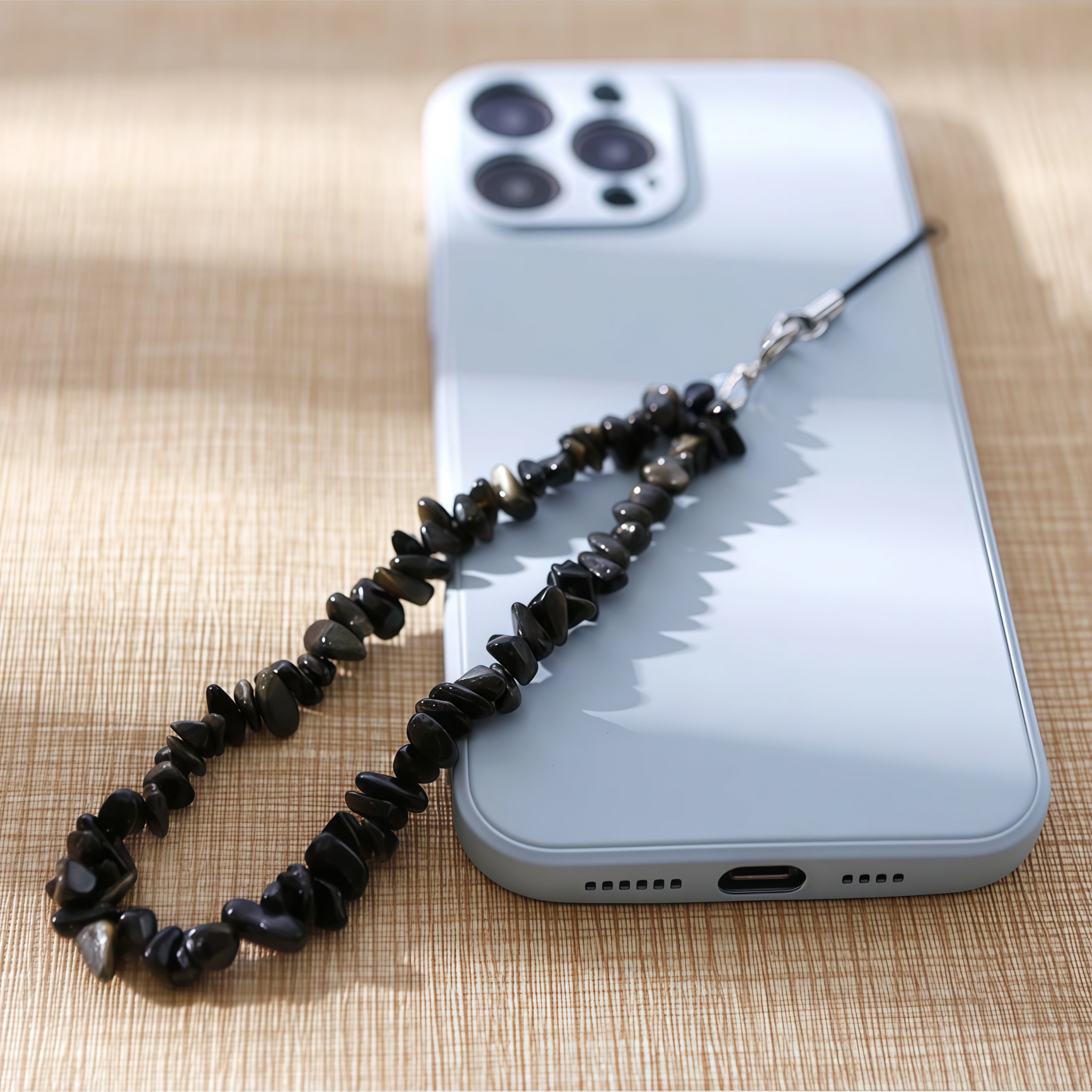 Creative Gravel Stone Phone Chain