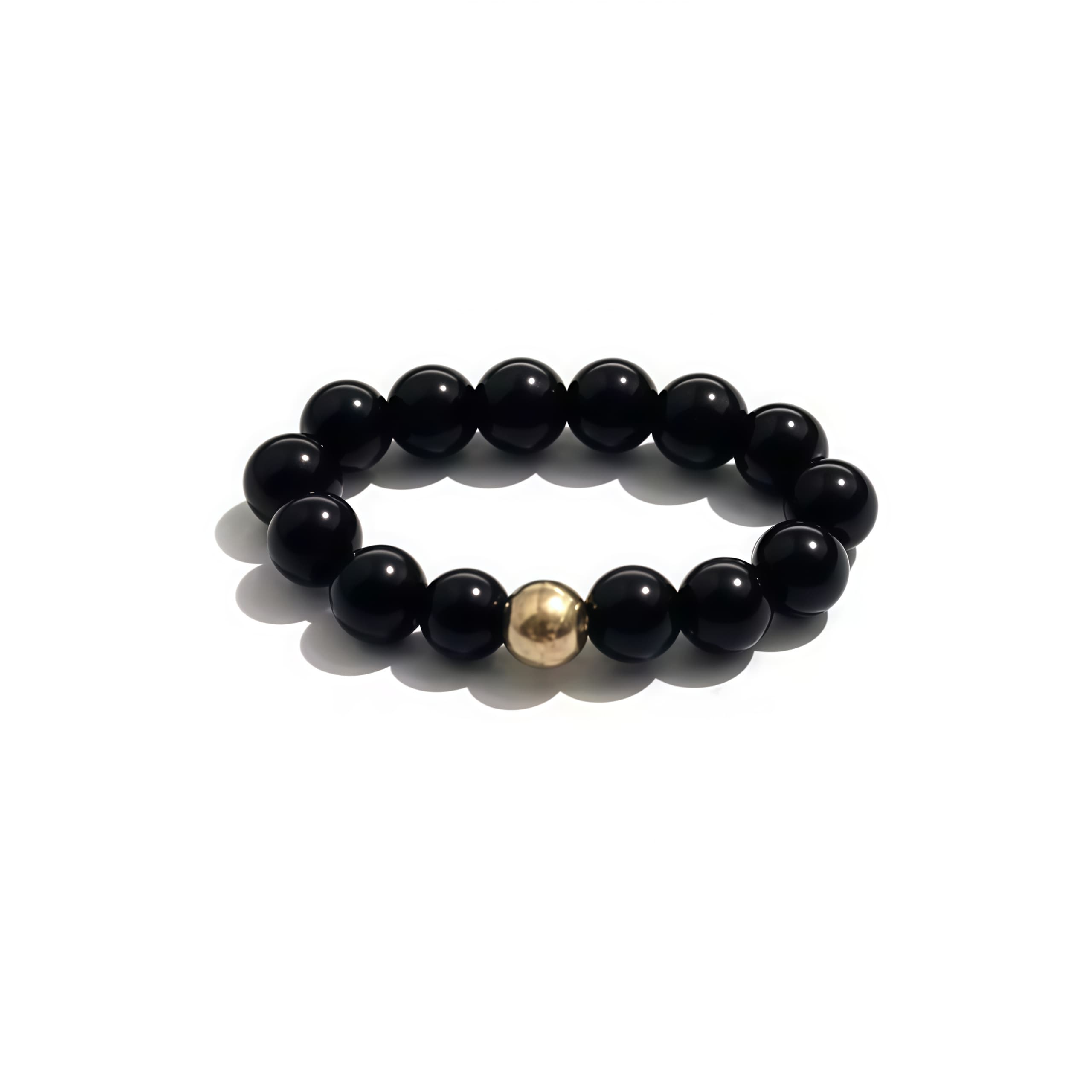 3mm Multi Round Bead Ring Elastic Rings Stackable