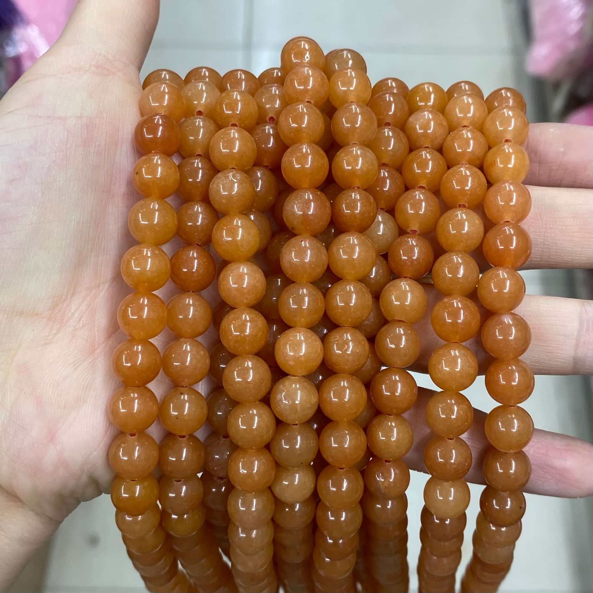 Wholesale Gemstone Beads 4mm 6mm 8mm 10mm 12mm-Loose Bead -Free Shipping （I）