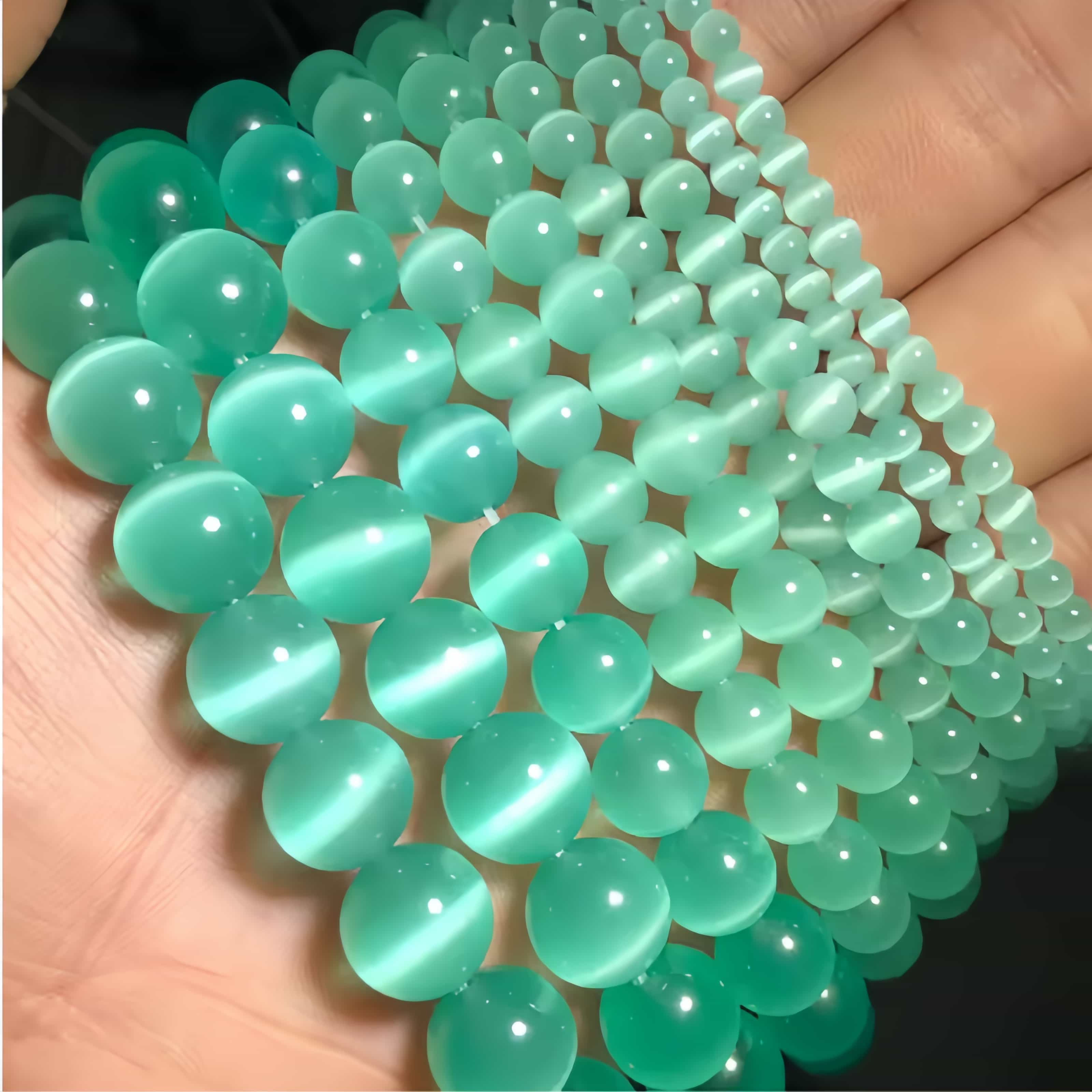 Mixed Colors Cat's Eye Beads 4/6/8/10/12MM
