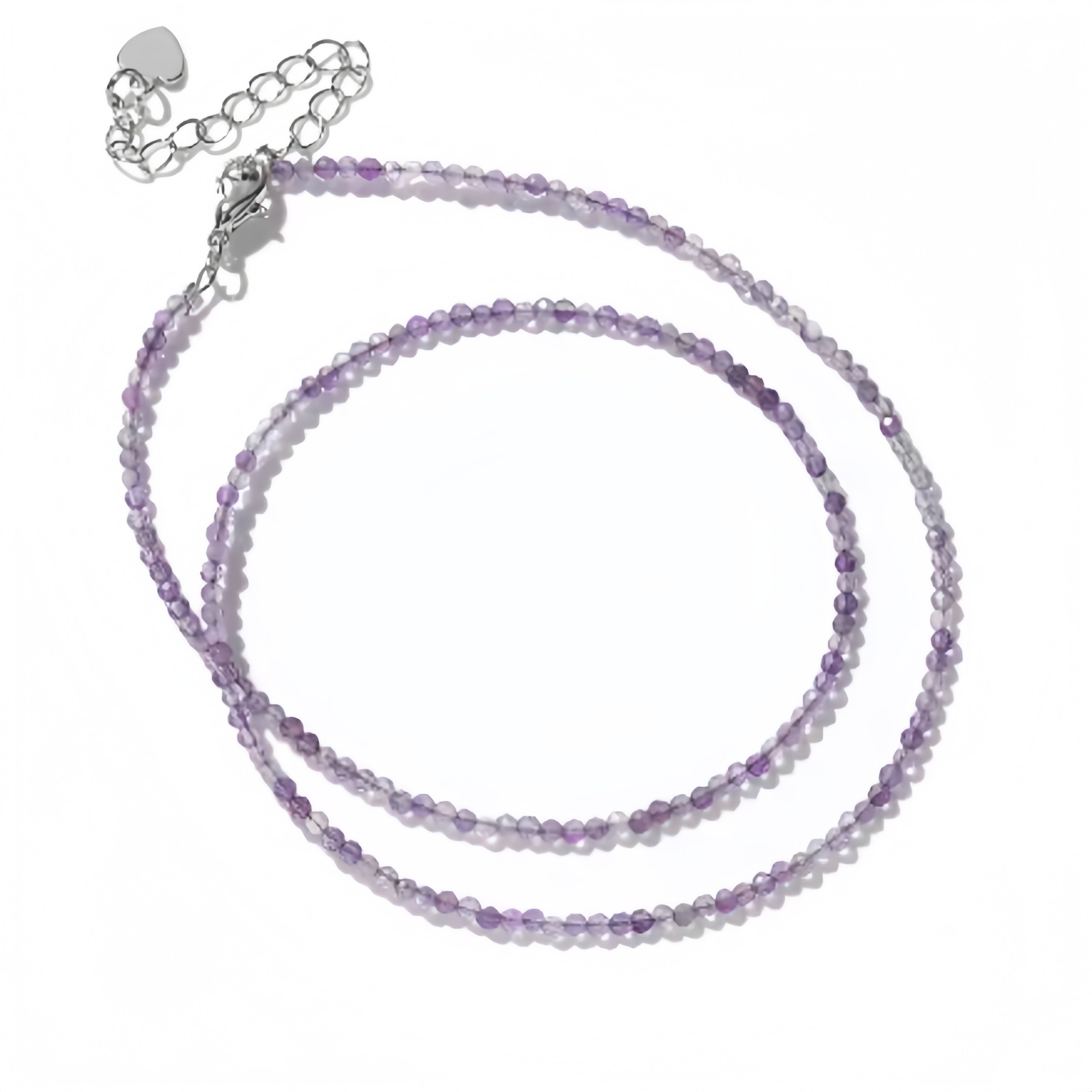 2mm Shining Beads Stone Necklace Choker Jewelry