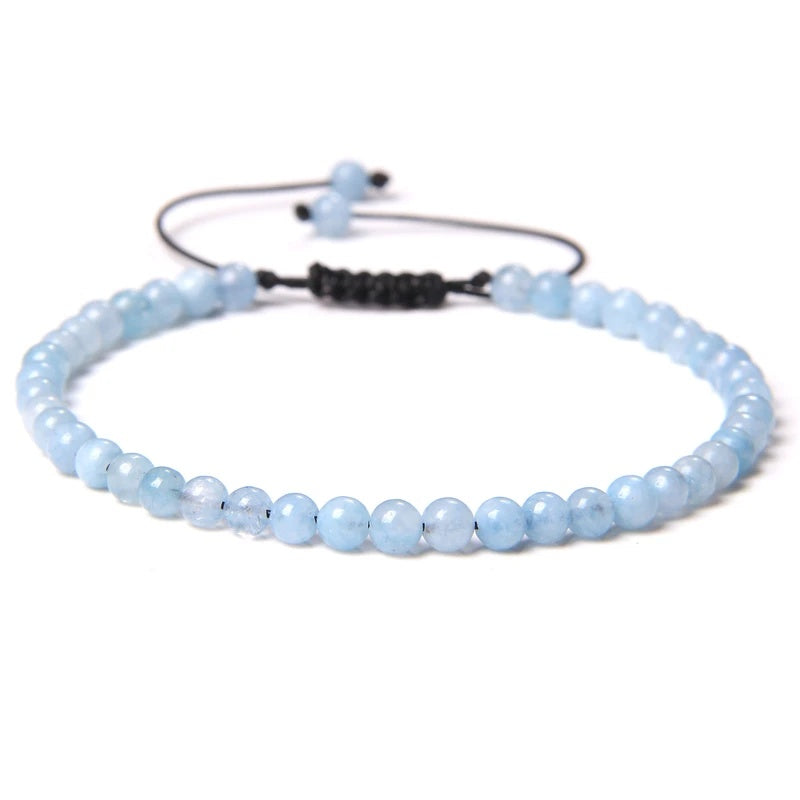 Beads Bracelet Adjustable Rope String Braided Bracelets 4mm 6mm 8mm