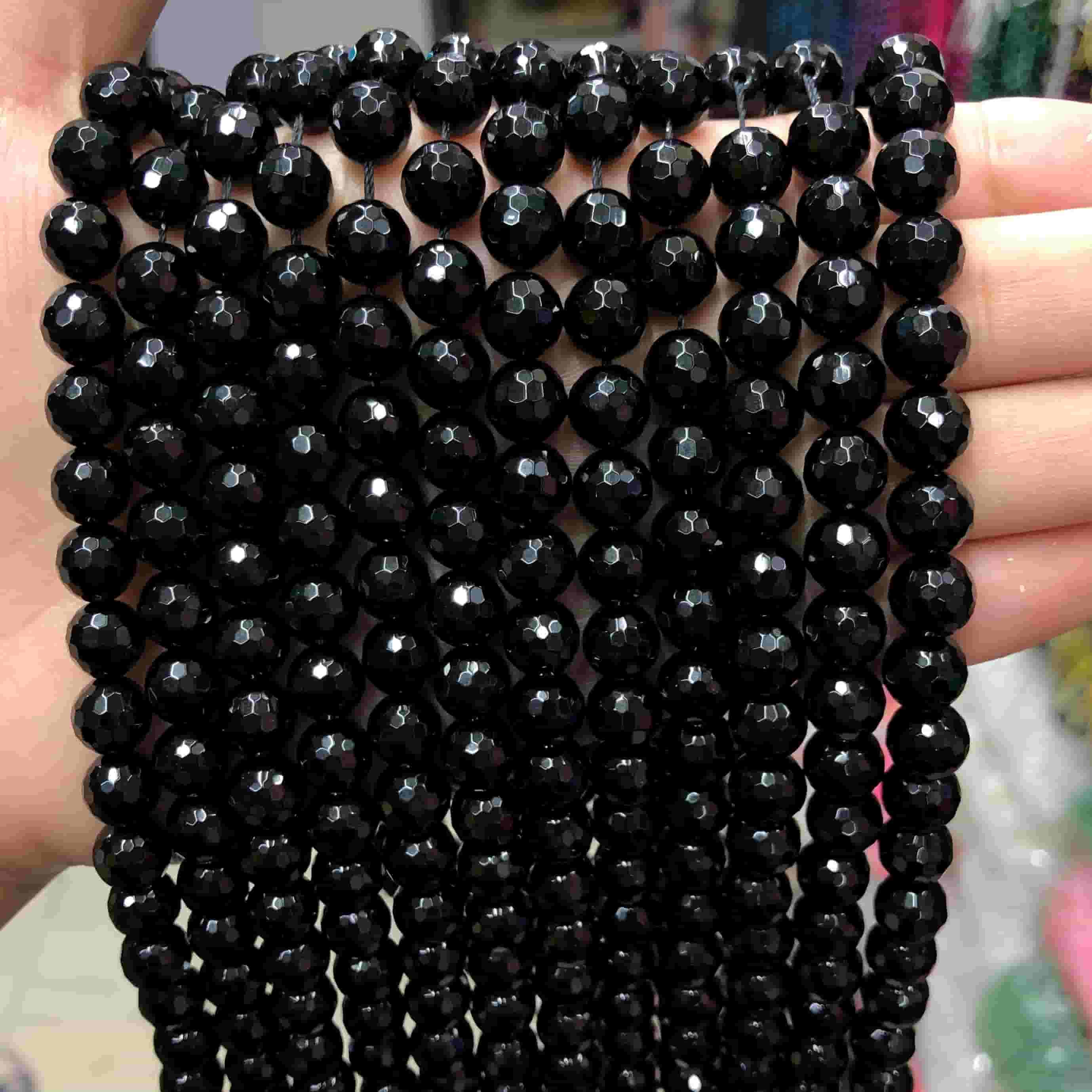 #1 Round Agate Beads 6mm/8mm/10mm/12mm