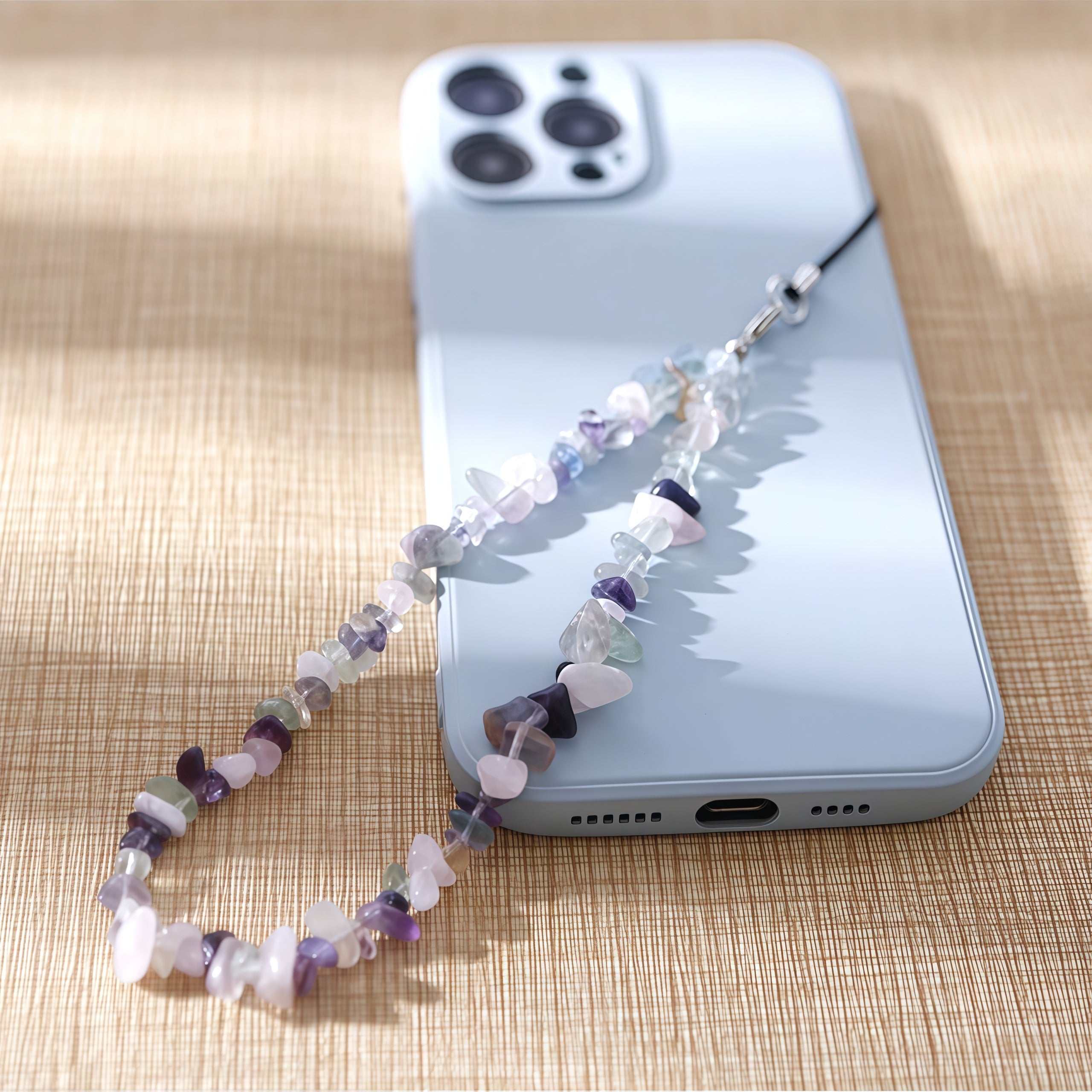 Creative Gravel Stone Phone Chain