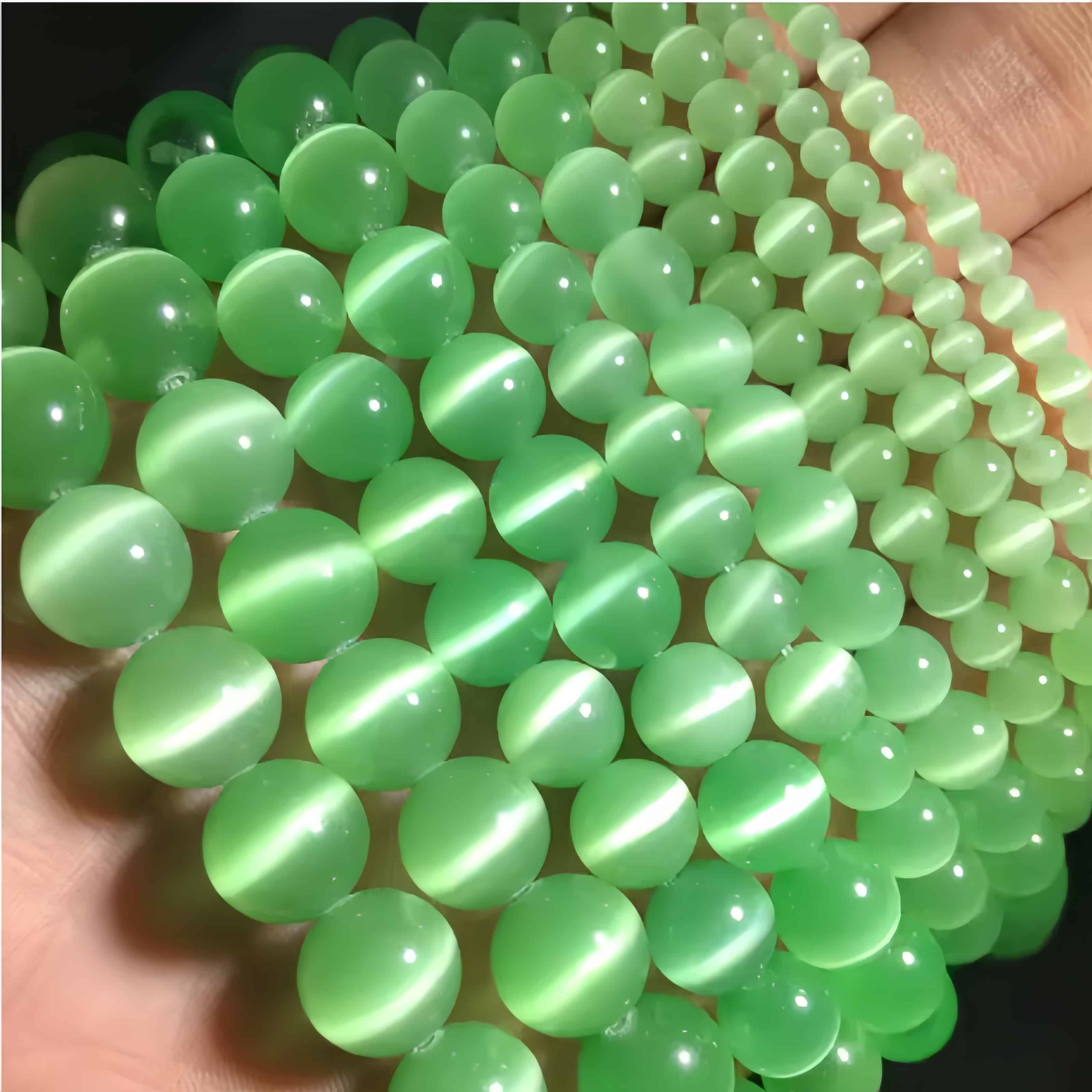 Mixed Colors Cat's Eye Beads 4/6/8/10/12MM