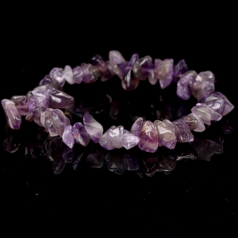 Chip Bead Stretch Bracelet 7.5inch