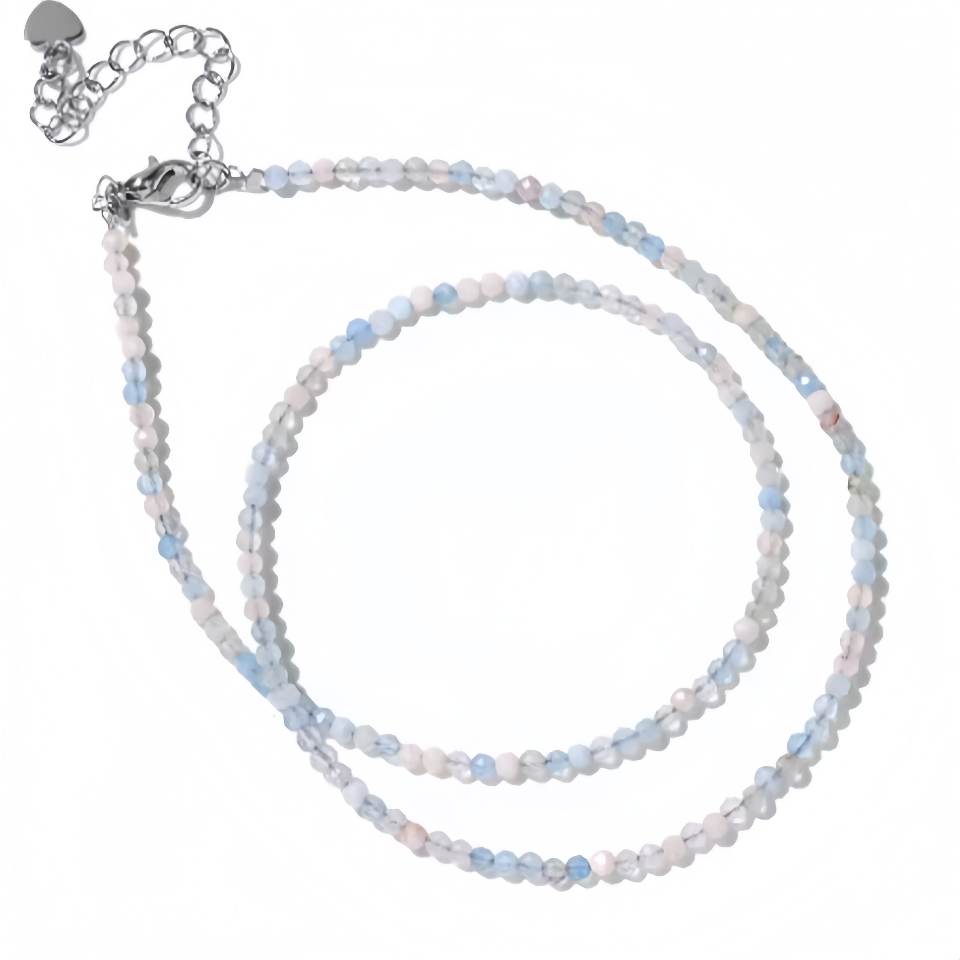2mm Shining Beads Stone Necklace Choker Jewelry