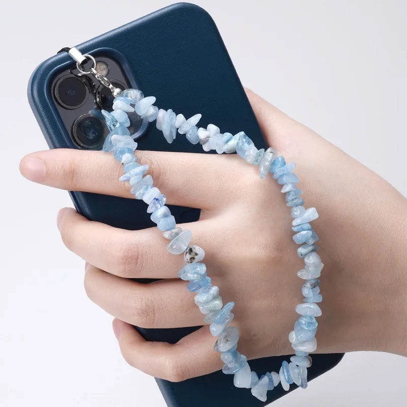 Creative Gravel Stone Phone Chain