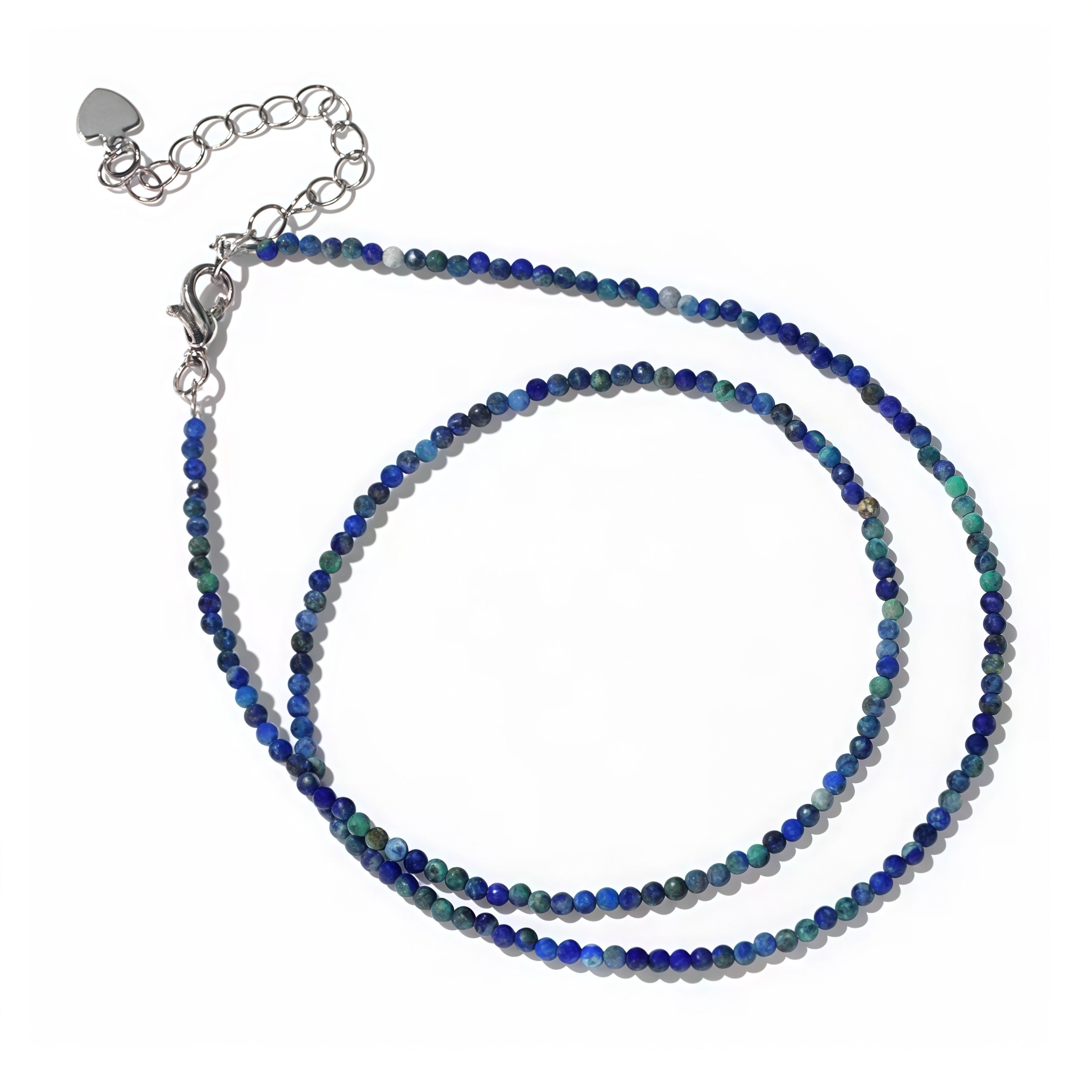 2mm Shining Beads Stone Necklace Choker Jewelry