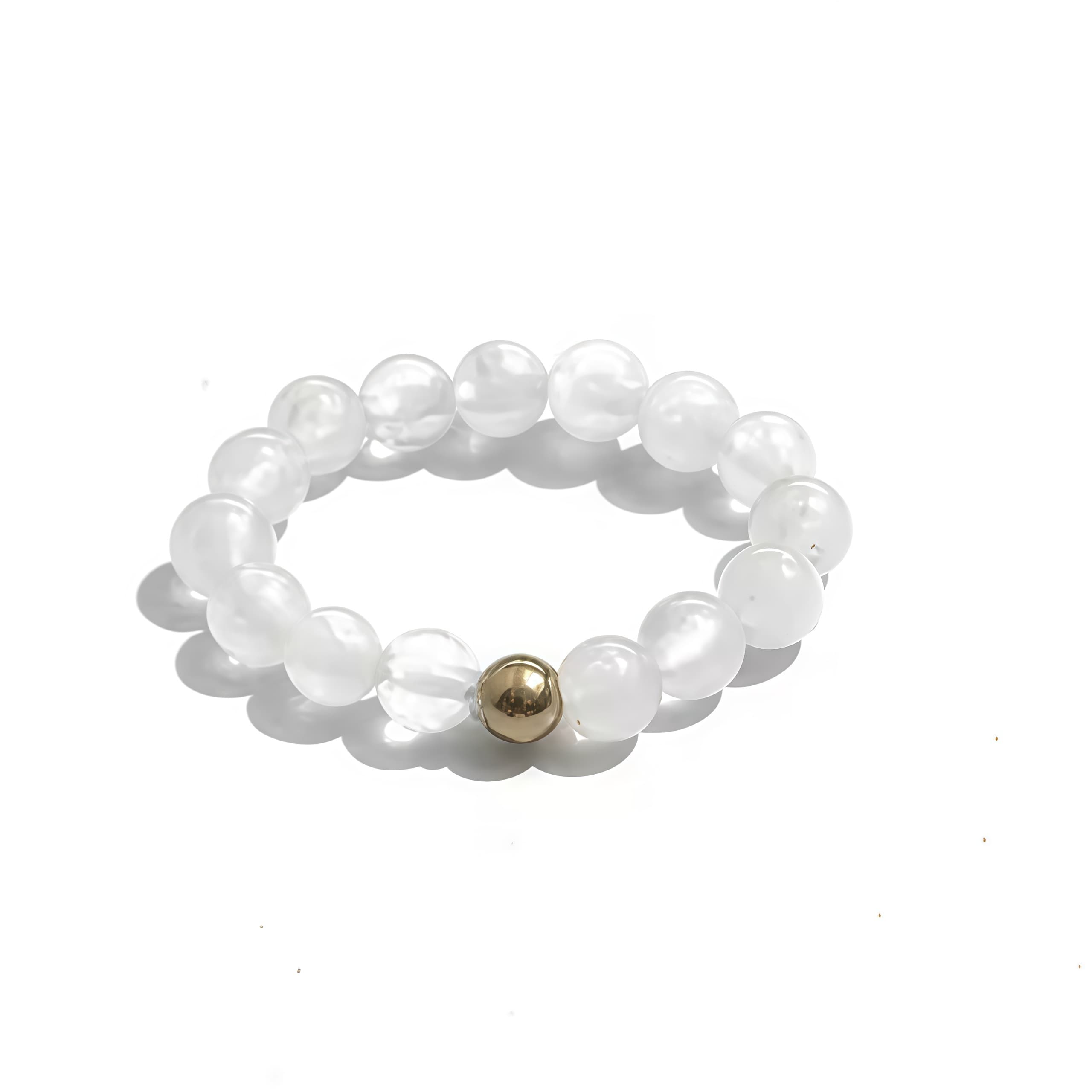 3mm Multi Round Bead Ring Elastic Rings Stackable