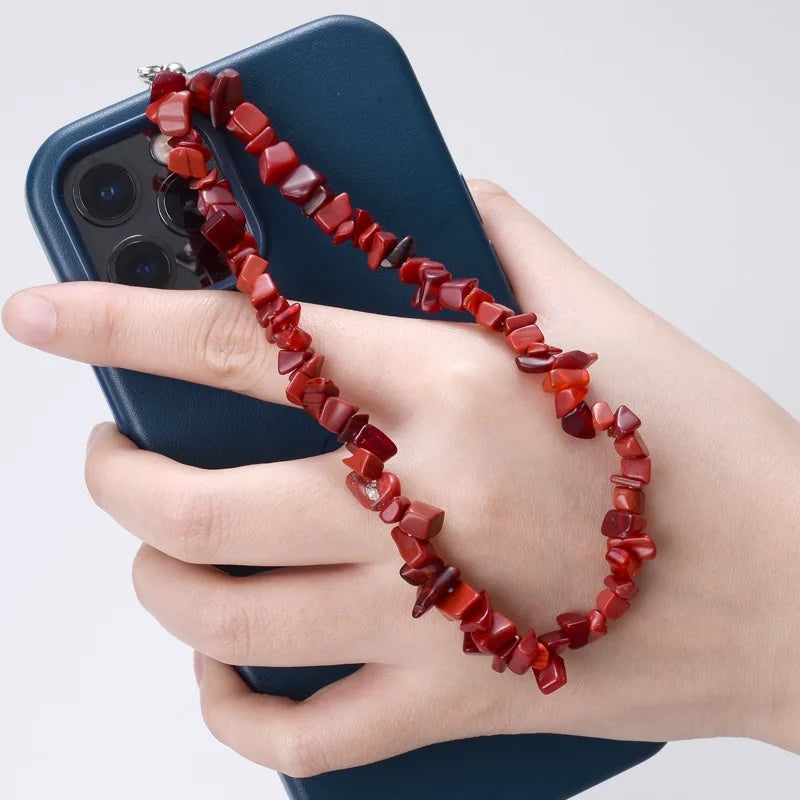 Creative Gravel Stone Phone Chain