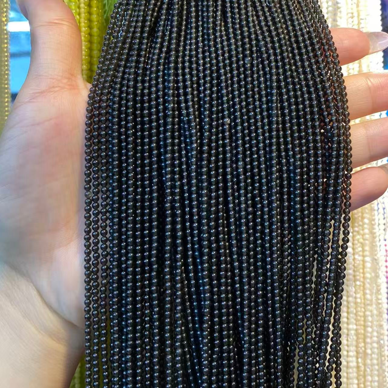 Tiny Round Smooth Beads Gemstone/Quartz/Jasper/Agate 2mm 3mm 4mm