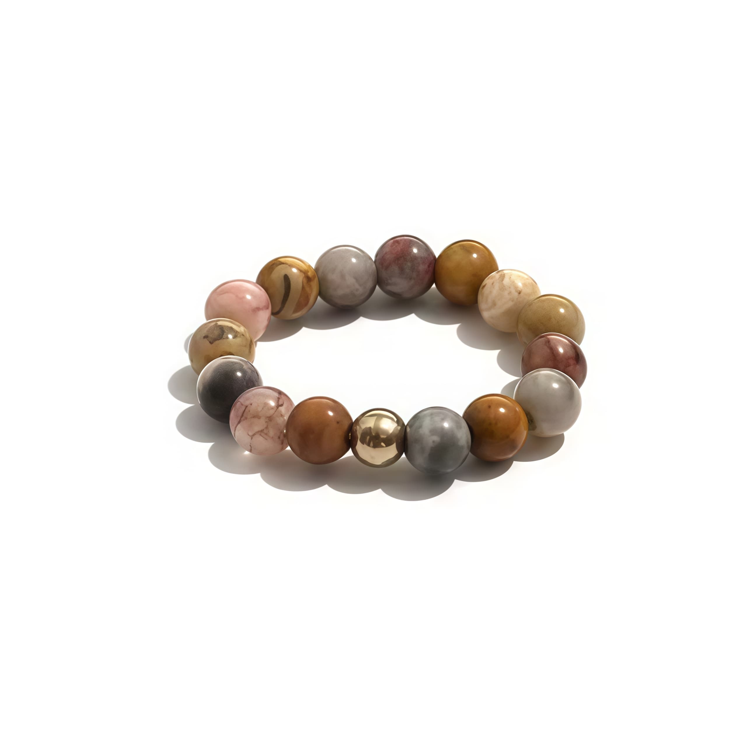 3mm Multi Round Bead Ring Elastic Rings Stackable