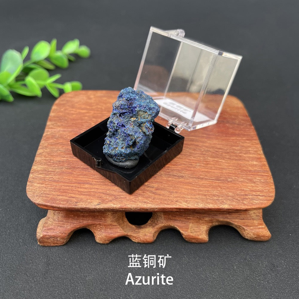 Micro Mineral Box Raw Crystal Gemstone Collection Box