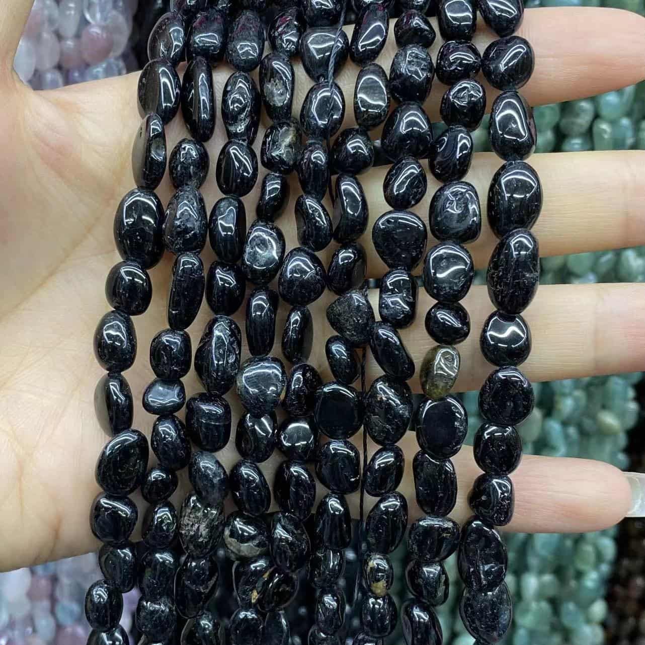 Nugget Smooth Beads 6-8mm Gemstone/Quartz/Jasper/Agate