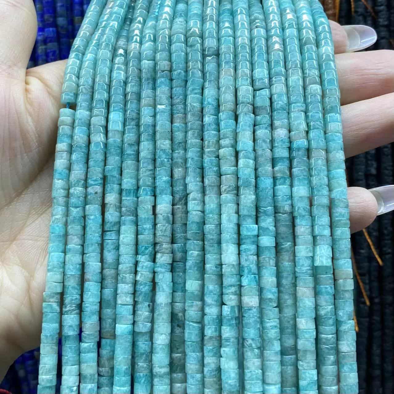 Heishi Rondelle Beads 2x4mm Quartz/Jasper/Agate/Crystal