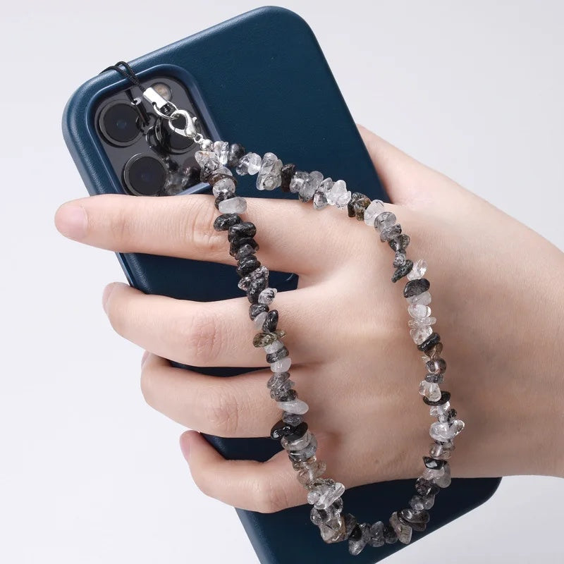 Creative Gravel Stone Phone Chain