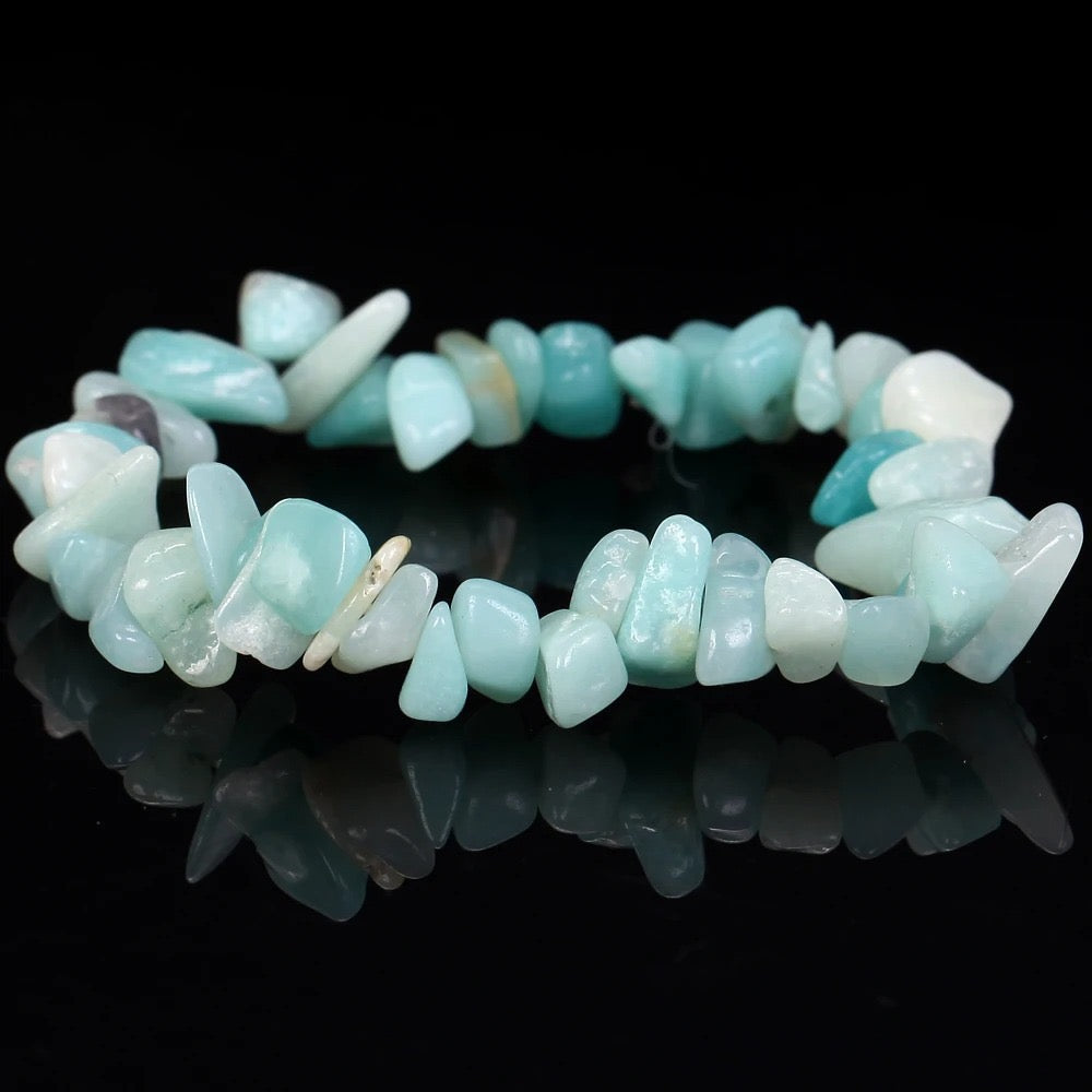 Chip Bead Stretch Bracelet 7.5inch