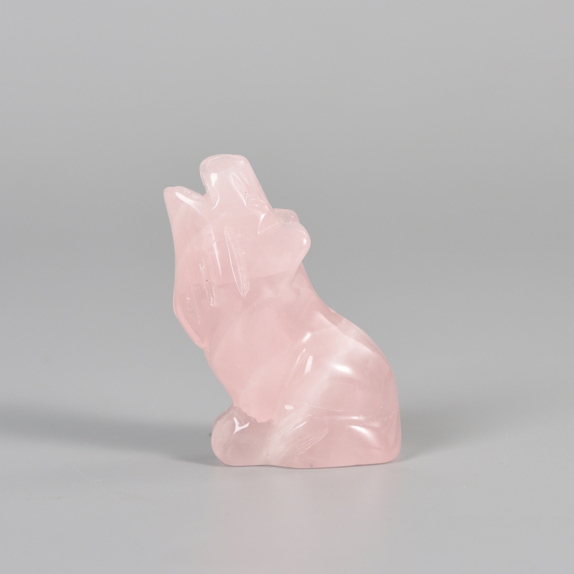 Wolf  Statue Hand Carved Animal Figurine