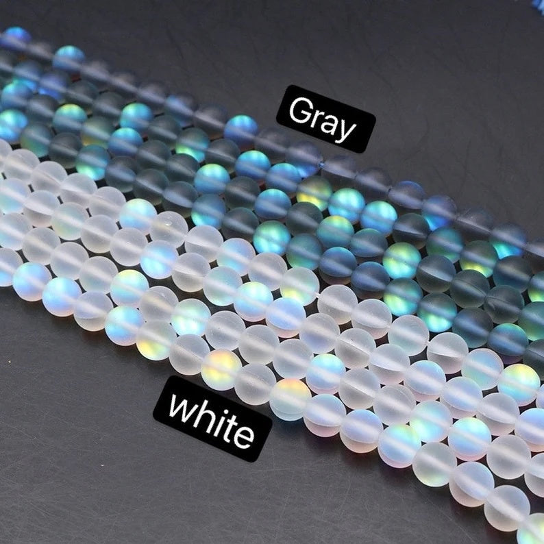Mystic Aura Quartz Beads, Aurora Borealis Crystal 6-12mm