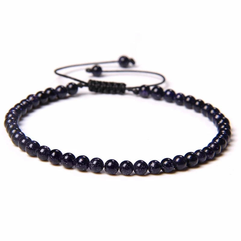 Beads Bracelet Adjustable Rope String Braided Bracelets 4mm 6mm 8mm