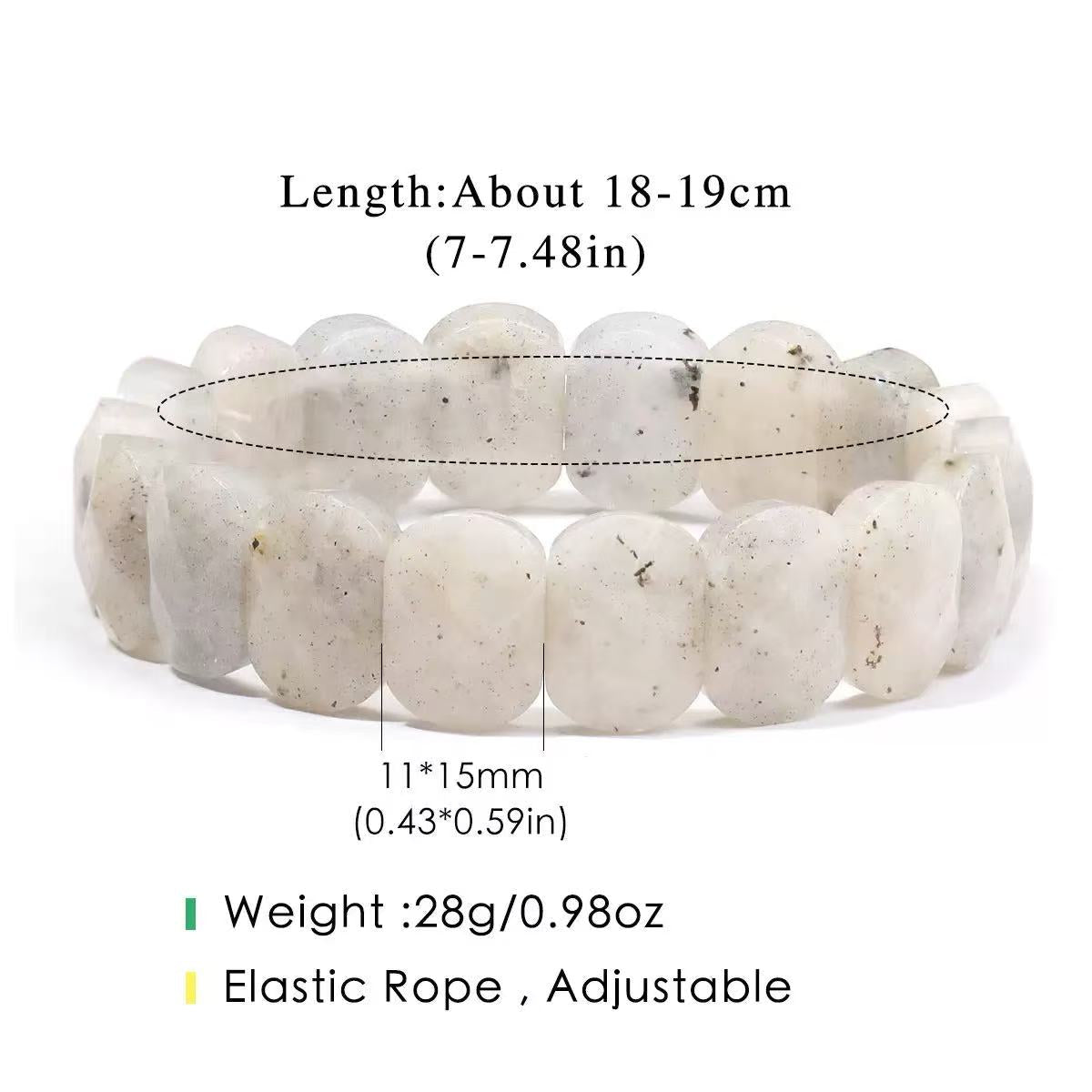 Square or Rectangle Soft Bangle Bracelet