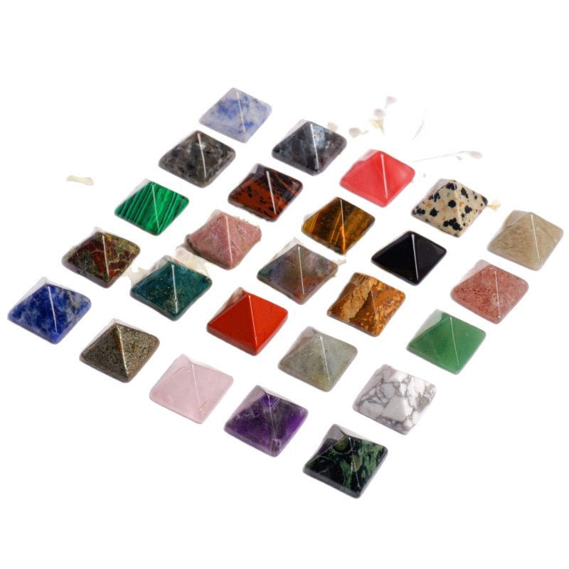 Crystal Mini Pyramid Ornament