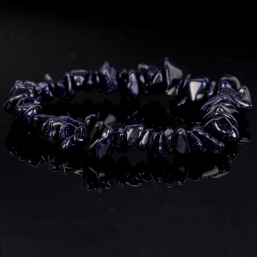 Chip Bead Stretch Bracelet 7.5inch