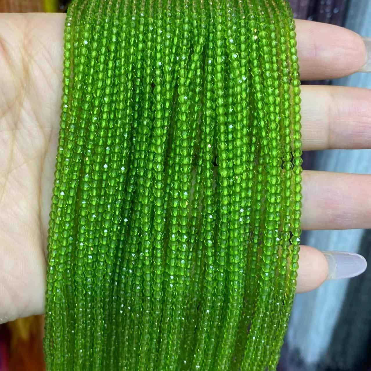 Nano Beads Tiny Round Faceted Beads 2mm 3mm