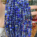 Leaf Clover Shape Lapis Beads