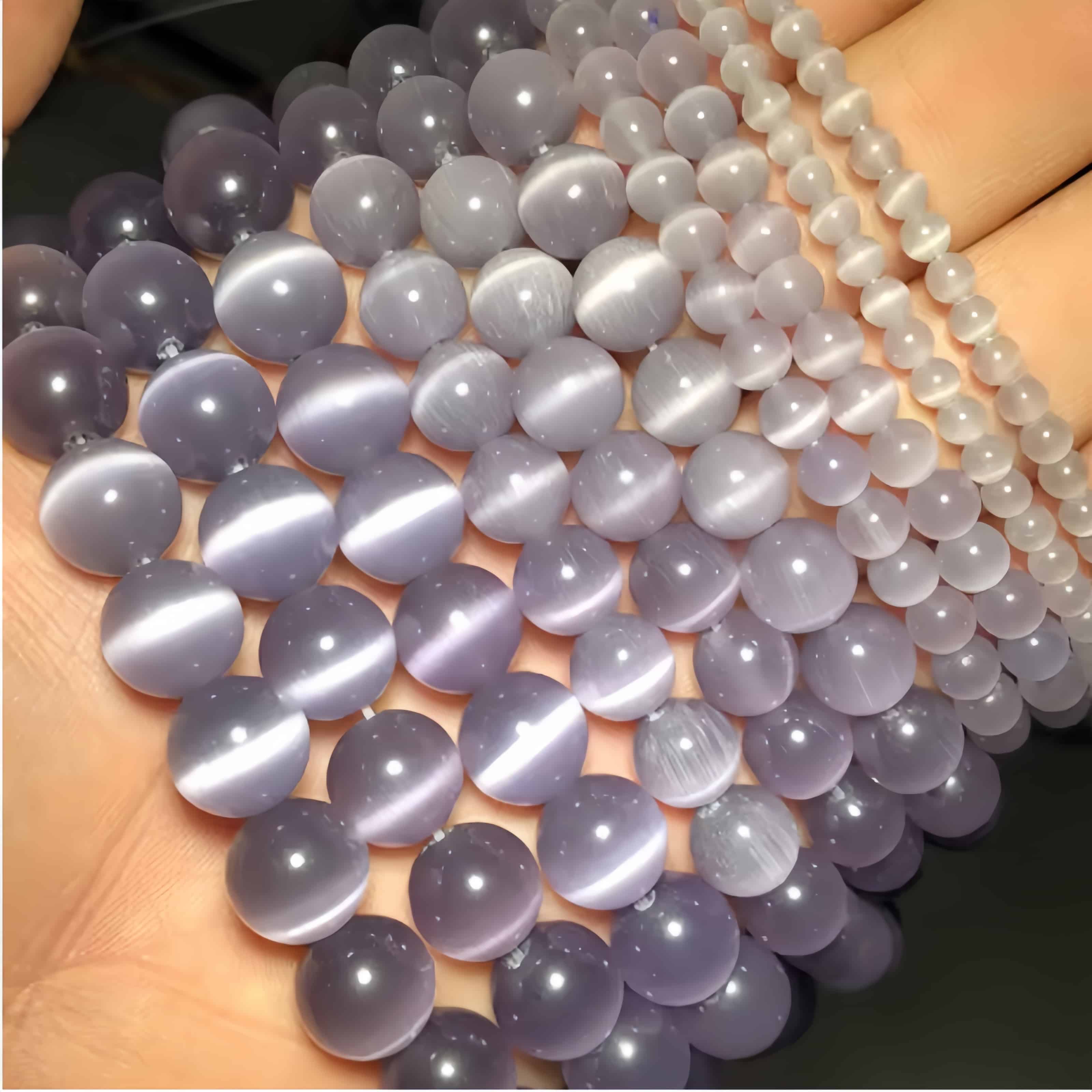 Mixed Colors Cat's Eye Beads 4/6/8/10/12MM