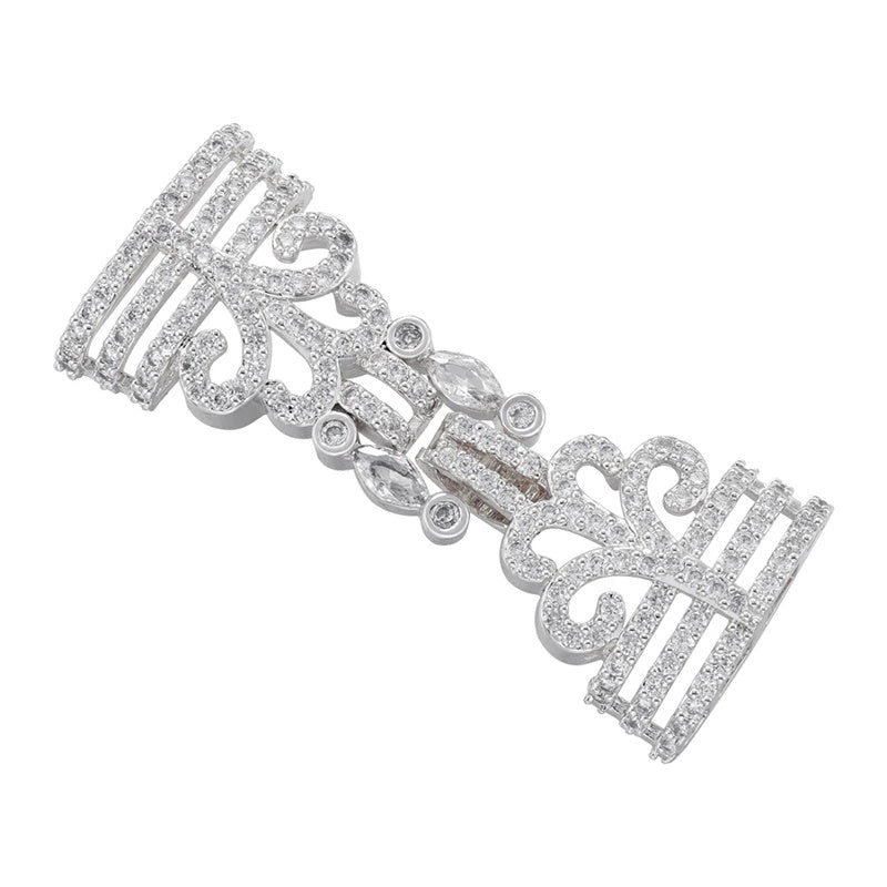 1 Pcs Hooks Accesories Supplies Brass Cubic Zirconia Connectors