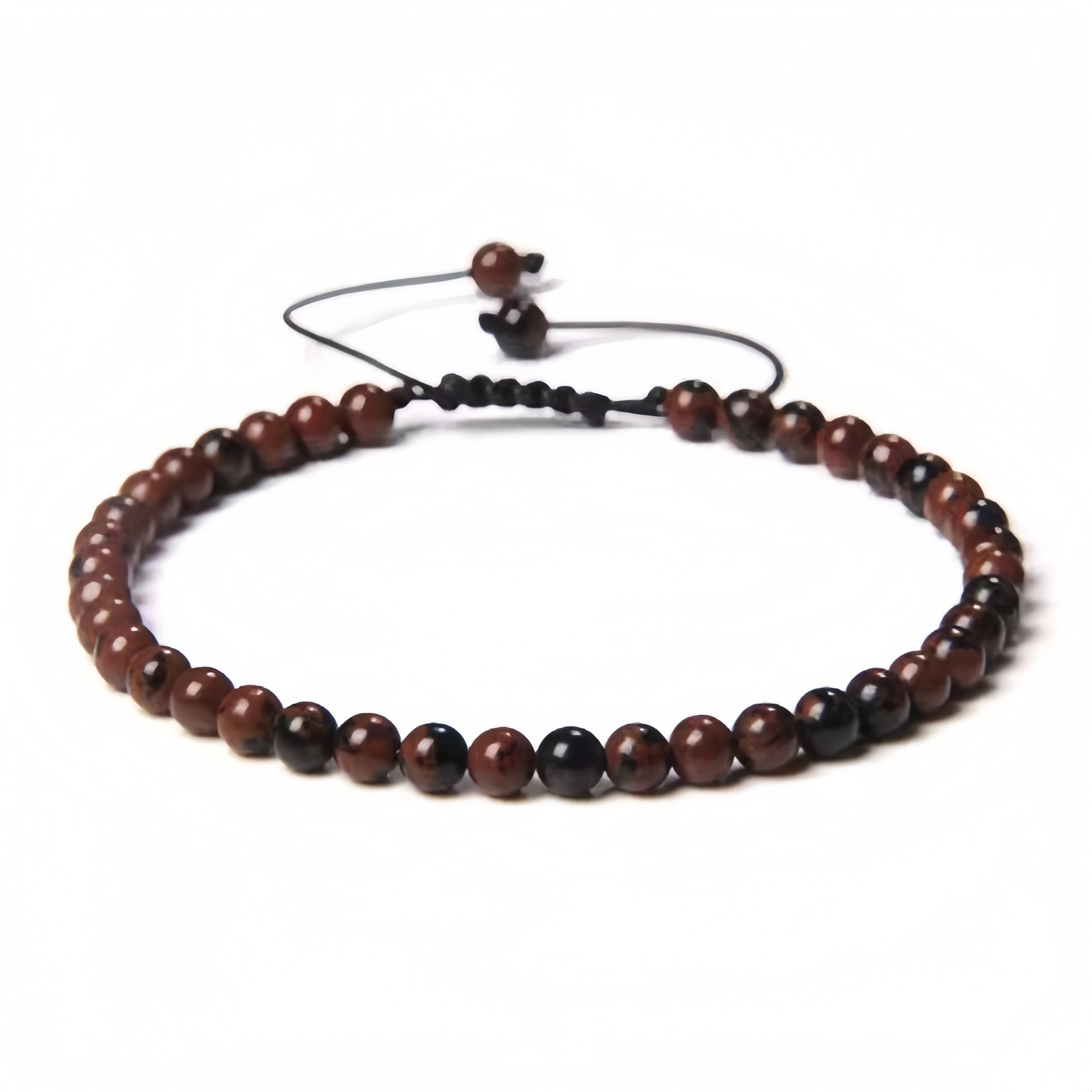 Beads Bracelet Adjustable Rope String Braided Bracelets 4mm 6mm 8mm