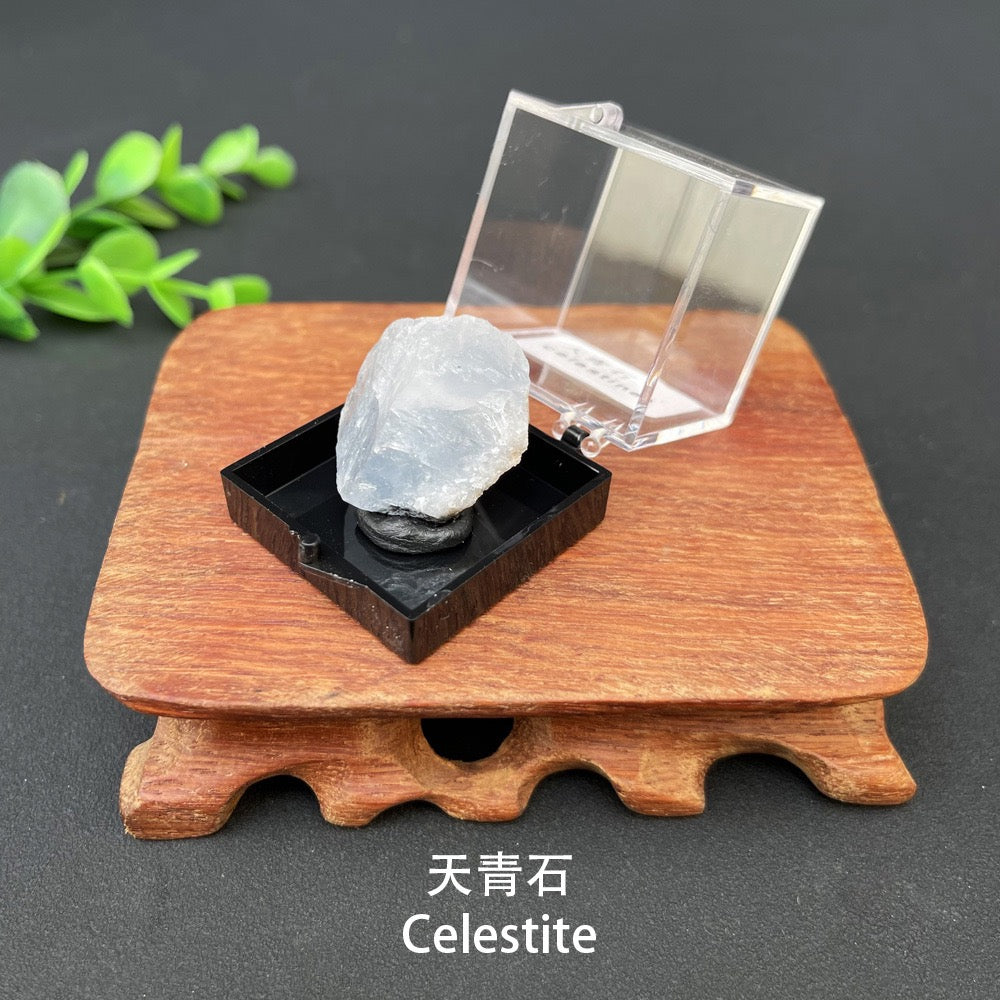 Micro Mineral Box Raw Crystal Gemstone Collection Box