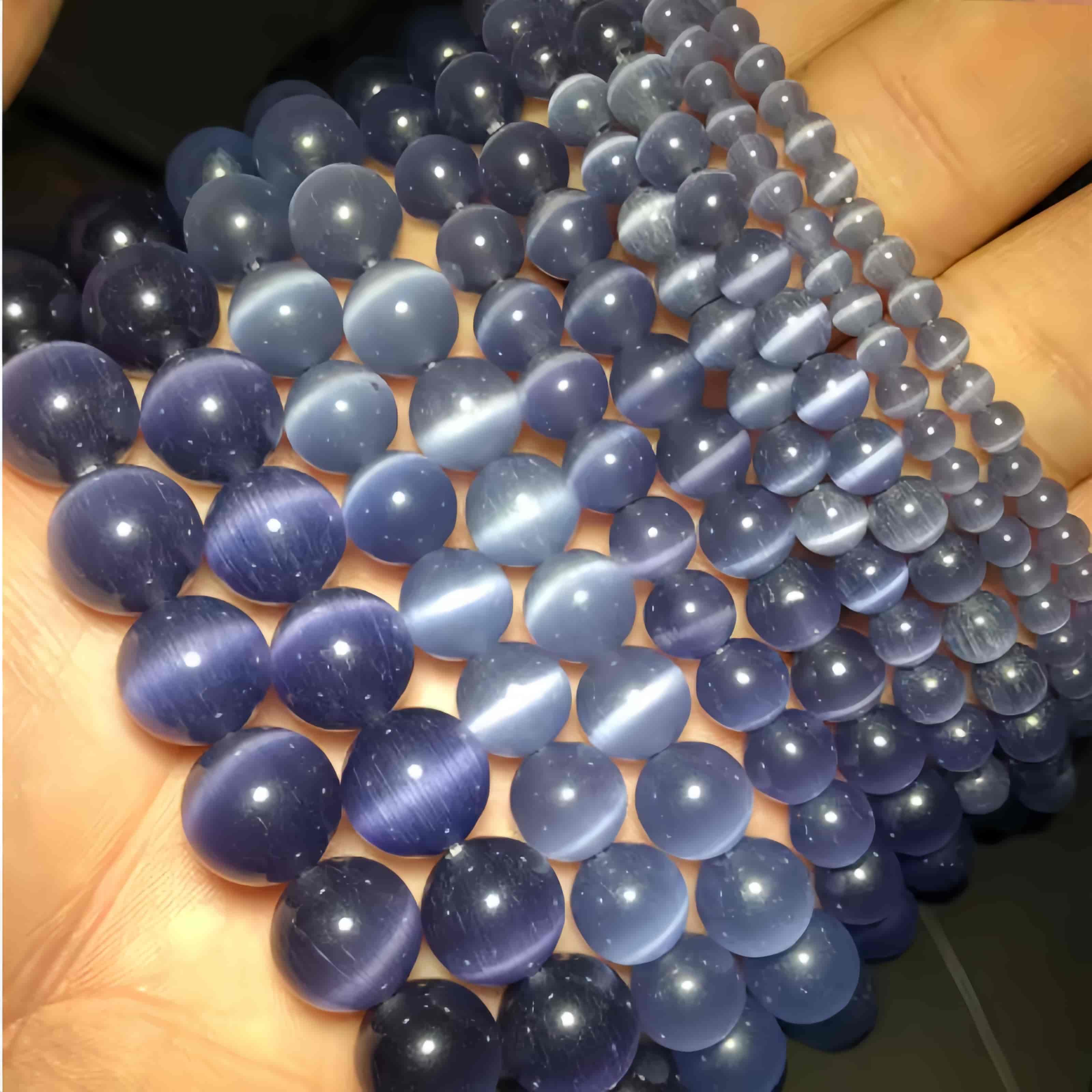 Mixed Colors Cat's Eye Beads 4/6/8/10/12MM