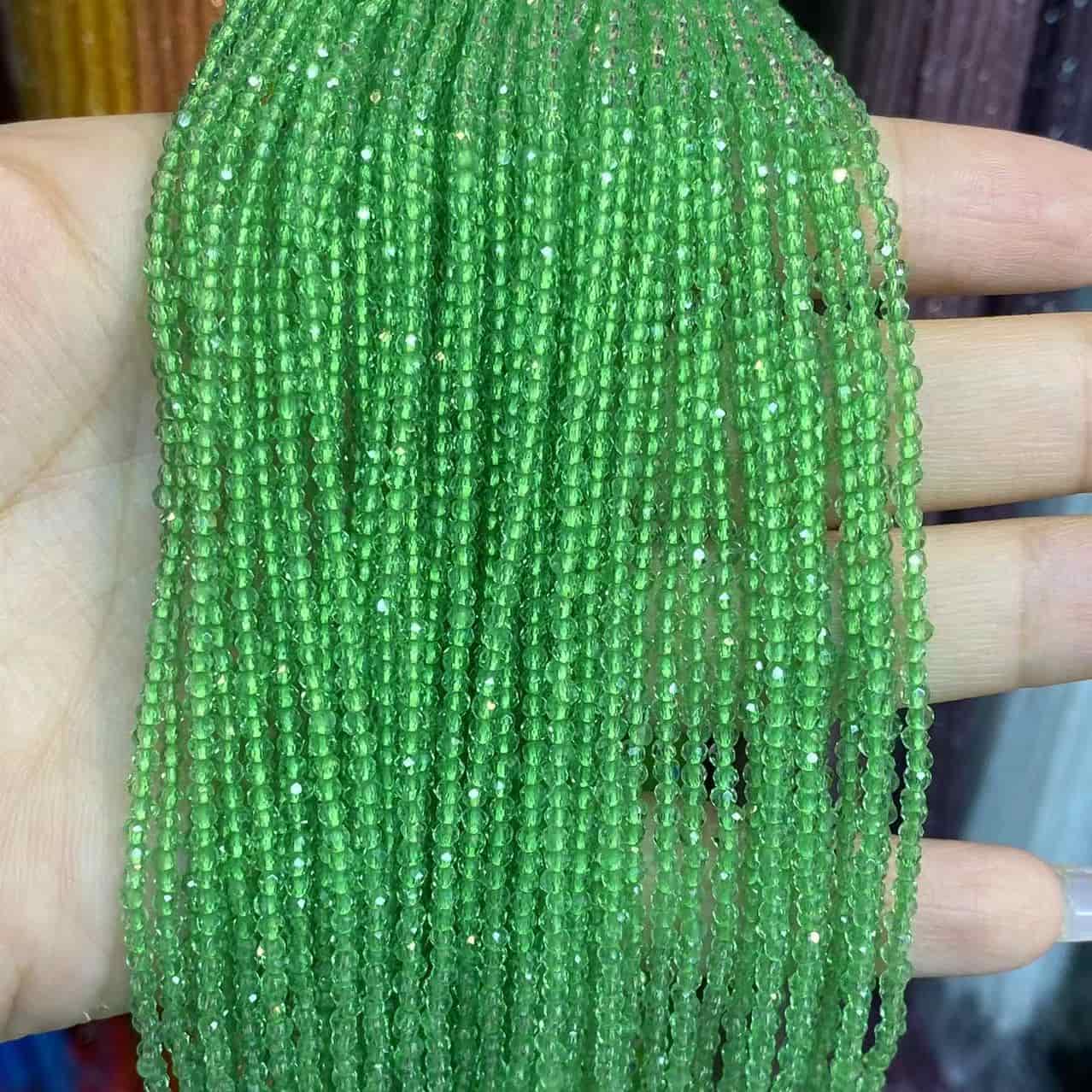 Nano Beads Tiny Round Faceted Beads 2mm 3mm