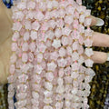 Star Shape Rose Quartz Beads