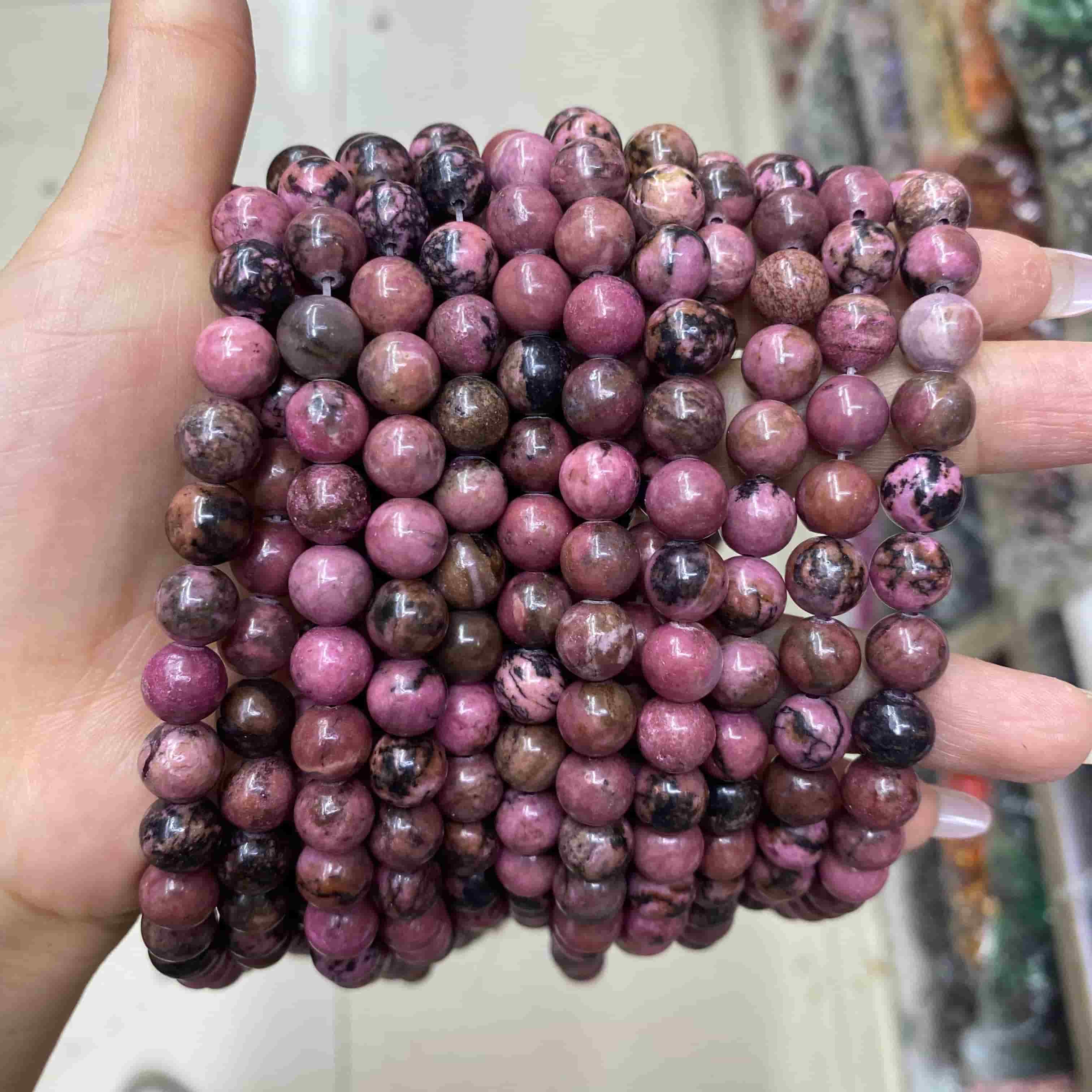 Wholesale Gemstone Beads 4mm 6mm 8mm 10mm 12mm-Loose Bead -Free Shipping （I）