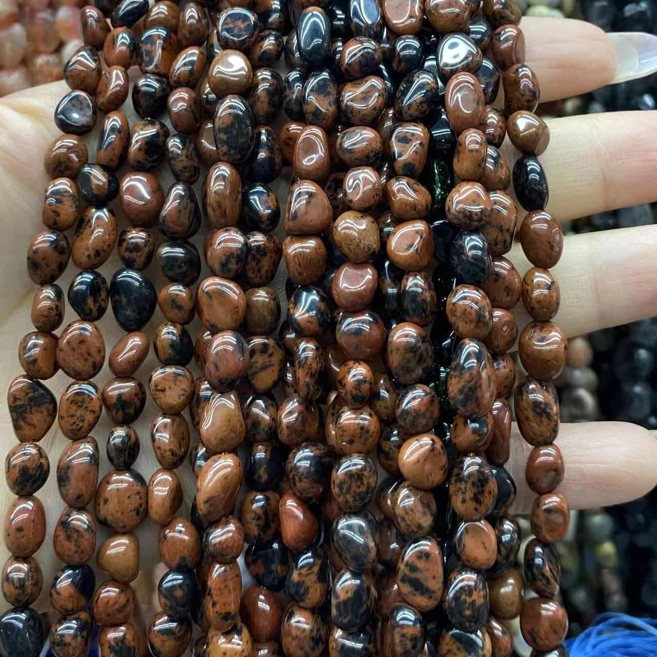 Nugget Smooth Beads 6-8mm Gemstone/Quartz/Jasper/Agate