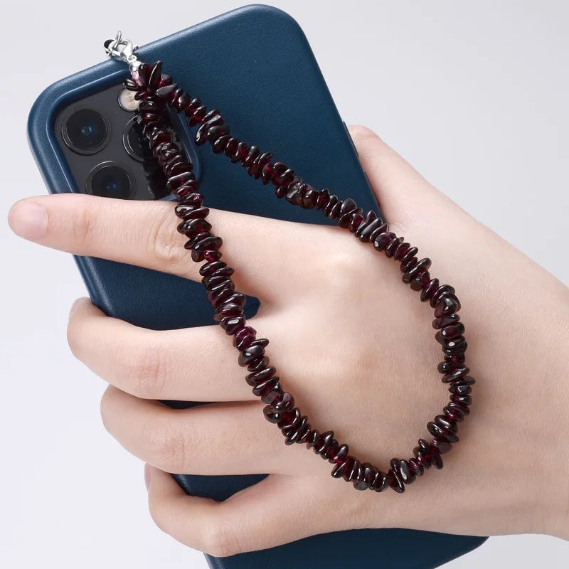 Creative Gravel Stone Phone Chain